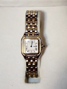 CARTIER Panthère Figaro orologio montre oro scatola certificati