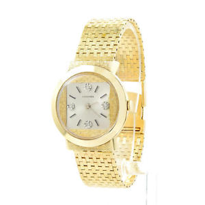Working Vintage Estate Ladies 14K Yellow Gold Diamond 0.05CTW 7