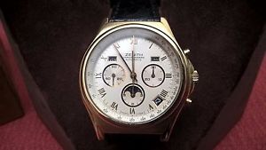 Vintage ZENITH  EL Primero 30.0160.418 Chronograph moon phase 40 mm in Oro 750