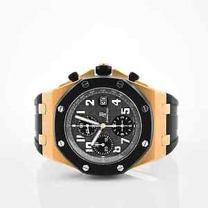 Audemars Piguet Royal Oak Offshore Chronograph RUBBERCLAD 18K Rose gold!