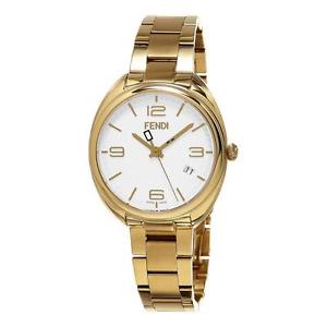 FENDI MOMENTO DAMEN-ARMBANDUHR 34MM GOLD SCHWEIZER QUARZ F211434000