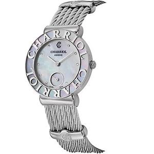 CHARRIOL ST-TROPEZ DAMEN 30MM SAPHIRGLAS UHR ST30SC.560.019