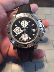 MONT BLANC SPORT MENS WATCH - RUBBER BAND - GREAT CONDITION - 100% AUTHENTIC!!!!