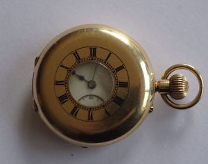 SUPERB 18CT GOLD HALF HUNTER POCKET WATCH, INTERESTING PROVENANCE, MARCUS DODS