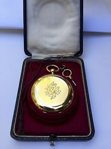 J.M. French Royal Exchange London 18K Gold Pocket Watch c.1830