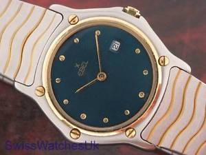 EBEL CLASSIC WAVE SPORT UNISEX WATCH STAINLESS STEEL & GOLD QUARTZ WATCH - EBEL