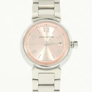 Authentic LOUIS VUITTON Q121X Tambour Quartz  #260-000-722-9756