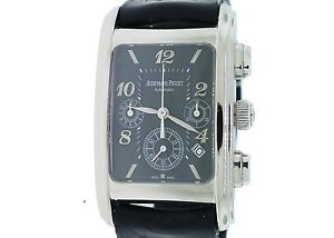 Mens Audemars Piguet Edward Piguet 18k White Gold Chronograph Watch