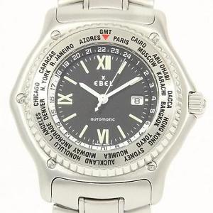 Authentic EBEL E9124341 Voyager World Time Automatic  #260-001-489-4299