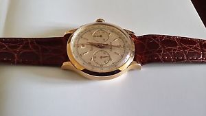 Eberhard Extra Fort in oro rosa 18k anni 50