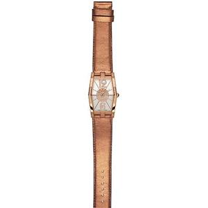 CHARMEX NIZZA DAMEN DIAMANTEN GOLD LEDER ARMBAND EDELSTAHL GEHÄUSE UHR 6076