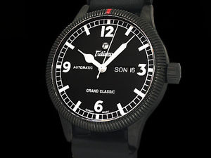 Auth TUTIMA Grand Classic 628-11 PVD Auto Men's Watch(S A48011)