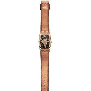 CHARMEX NIZZA DAMEN DIAMANTEN GOLD LEDER ARMBAND EDELSTAHL GEHÄUSE UHR 6078