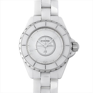 Used Watch Women CHANEL J12 White Phantom limited this 2000 H3705 Quartz U4Z