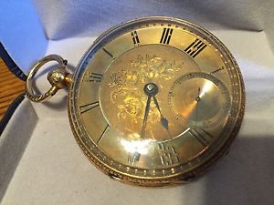 18 Kt European Vintage Pocket Watch