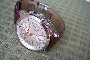 Vulcain U.S. Presidents manual winding Swiss watch Dual Time Pilot Cricket