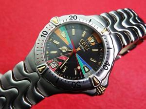 VERY RARE  AUTHENTIC  MEN'S (WOMEN)   EBEL  200M   AUTOMATIC   SS   DATE