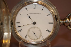 1860-1868 Waltham, 2-Stars Rare, 16S, 15 Jewel, ¾ KW KS  Back, Silver HC, Runs