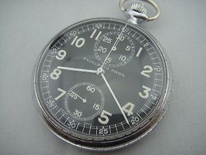 VINTAGE EXCELSIOR PARK POCKET WATCH AND  CHRONOGRAPH Military Issue.