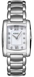 AUTHENTIC NEW ~ EBEL BRASILIA MOTHER OF PEARL LADIES DIAMOND WRISTWATCH 1215776