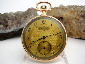AUDERMARS FRÉRES BRASSUS GENÉVE SAVONETTE 14K/585 GOLD TASCHENUHR ANTIK RARITÄT