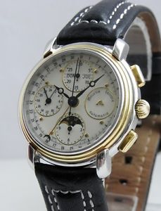 Maurice Lacroix Gold/Steel Chronograph Triple Date Moonphase watch