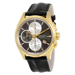 Hamilton Jazzmaster Automatic Chronograph Black Leather Watch H32546781