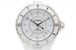 Used Watch CHANEL J12 Blue Light H3827 Self-winding White / Blue Light W4Q