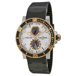 Ulysse Nardin Maxi Marine Diver Titanium Rose Gold Mens Watch 265-90-3C-91