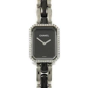 Authentic CHANEL H2163 Premiere Stainless steel x Ceramic  Quartz  #260-001-4...