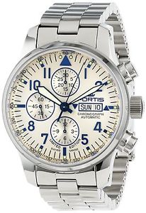 Fortis Men's 701.20.92 M F-43 Flieger Chronograph Tachymeter Date Wristwatch