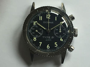 Very Rare Dodane Type 21 military watch  +   Airain Type 20