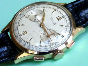 PREGIATO ULYSSE NARDIN ORO 18K VALJOUX CAL 22 LAVORATO AD ONDE DI GINEVRA