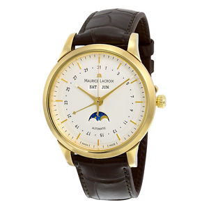 Maurice Lacroix Les Classiques Phase de Lune Mens Watch ML-LC6068-YG101-13E