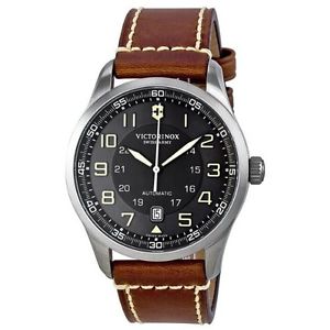 Victorinox Swiss Army AirBoss Automatic Black Dial Mens Watch 241507