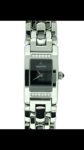 Audemars Piguet Promesse Stahl Schwarze Zifferblatt Diamanten Top Zustand