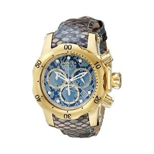 Invicta Womens 18314 Venom Analog Display Swiss Quartz Blue Watch