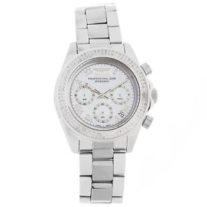 Invicta 16258 395Mm Silver Steel Bracelet  And  Case Flame Fusion Men's Watch