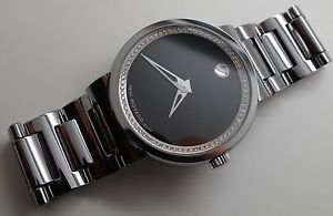 Movado Dura Diamond, Tungsten Carbide, Model# 0606434 Men's Watch,Retail$4995