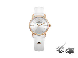 Maurice Lacroix Eliros Date Ladies Quartz watch, Diamonds, 24k Gold, Silver
