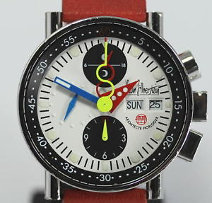 Auth ALAIN SILBERSTEIN Krono Bauhaus Automatic Chronograph Men's w/Garant_273064