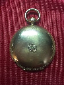 High Grade Charles & Jacot 18k Solid Gold Full Hunter Case Key win Made By