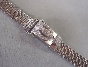 Ladies Solid 14K White Gold & Diamond Watch (3/4 CTTW)