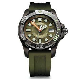 Victorinox Swiss Army Dive Master 500 Olive Green Dial Mens Watch 241560