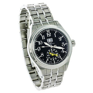 Ball Trainmaster Dual Time Automatic Stainless Steel Men's Watch GM1056D-SJ-BK