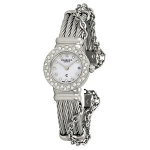 Charriol St Tropez Mother of Pearl Dial Diamond Ladies Watch ST20SD520007