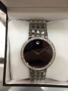 Movado Esperanza Men's Watch with Diamond Bezel