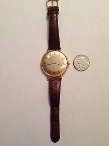 UNIVERSAL GENEVA WRISTWATCH 18K YELLOW GOLD 40 mm CASE