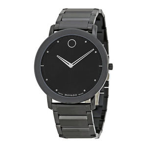MOVADO Sapphire Black Dial Black PVD Stainless Steel Men's Watch