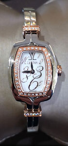 LeVian Strawberry & Vanilla Stainless Steel Diamond Ladies Watch - NEW $1495